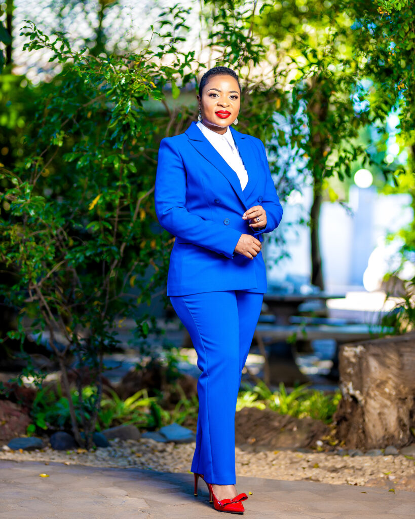 The Cobalt Power Pantsuit